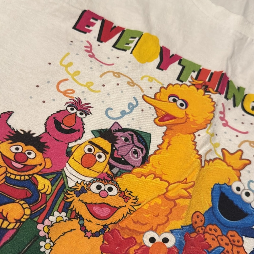 Adorable nostalgic Sesame Street Gildan heavy cotton t-shirt (2XL) - EUC! - Picture 2 of 6